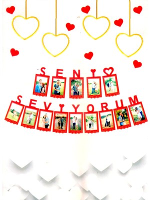 Sevgililer Günü Foto Banner Süs