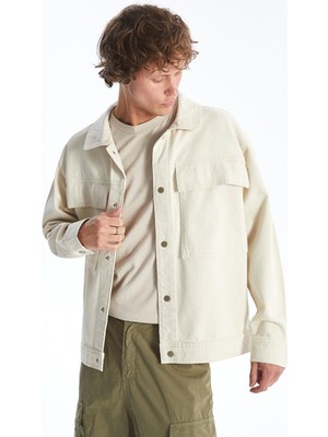 Rahat Kalıp Erkek Jean Ceket