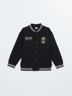 Baskılı Erkek Çocuk Kolej Ceket