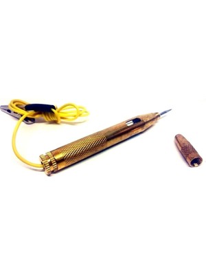 Üstün Yüksek Kalite Metal 12V Oto Elektrik Kontrol Sigorta Test Kalemi - Universal Araçlar için Vakumlu Ambalajda