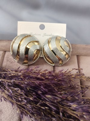 Lilly And Molly Jewelry Kalkan Bombeli Çelik Küpe