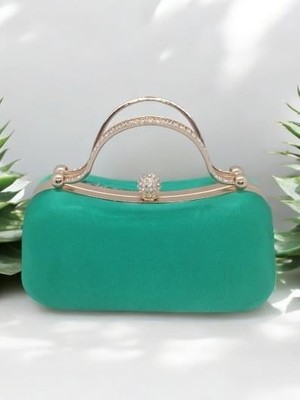 David Rossi Şık Mint Yeşili Clutch Çanta