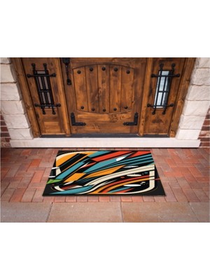 Narnuga 3D Baskı Özel Tasarım   Geometrik Dış Mekan Paspas 35