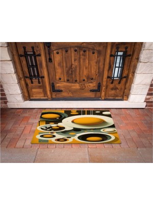 Narnuga 3D Baskı Özel Tasarım   Geometrik Dış Mekan Paspas 146