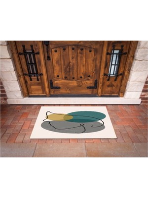 Narnuga 3D Baskı Özel Tasarım   Geometrik Dış Mekan Paspas 212