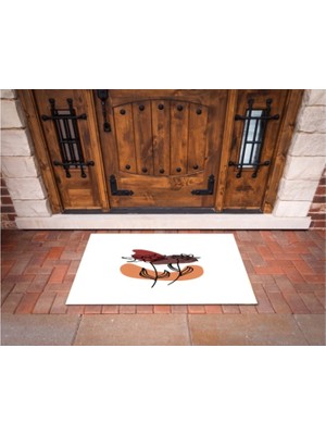 Narnuga 3D Baskı Özel Tasarım   Geometrik Dış Mekan Paspas 193