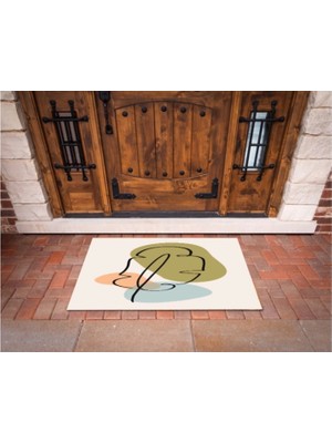 Narnuga 3D Baskı Özel Tasarım   Geometrik Dış Mekan Paspas 172