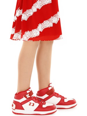 Kiko Kids Carde Günlük Cırtlı Kız Çocuk Spor Ayakkabı