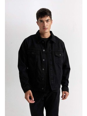 Defacto Erkek Jean Ceket D2846AX/NM40 Black