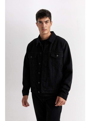 Defacto Erkek Jean Ceket D2846AX/NM40 Black