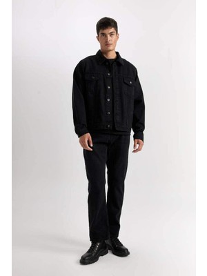 Defacto Erkek Jean Ceket D2846AX/NM40 Black