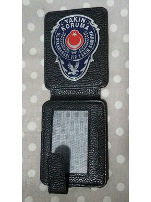 Aldatmaz Yakın Koruma Rozetli Cüzdanı,+1rozet Satınal-Sıvıle Satılmaz-Sadece,yakın Koruma Kımlık Kartlı Personel Alabilir