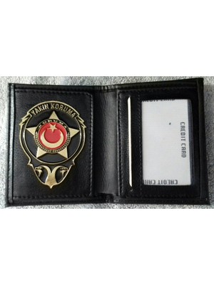 Aldatmaz Yakın Koruma Rozetli Cüzdanı,+1rozet Satınal-Sıvıle Satılmaz-Sadece,yakın Koruma Kımlık Kartlı Personel Alabilir