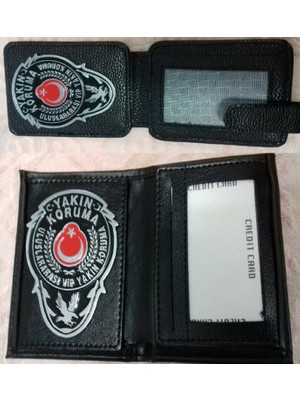 Yakın Koruma Rozetli Cüzdan (2)Adet,al-Sıvıle Satılmaz-Sadece Yakın Koruma Personelı Satın Alabılır.
