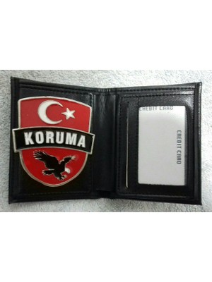 Aldatmaz Yakın Koruma Rozetlı Cüzdan