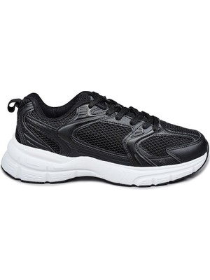 Jump 2872 Unisex  Siyah Beyaz Sneaker Günlük Spor Ayakkabı - Siyah Beyaz - 38 - ST02717-13863
