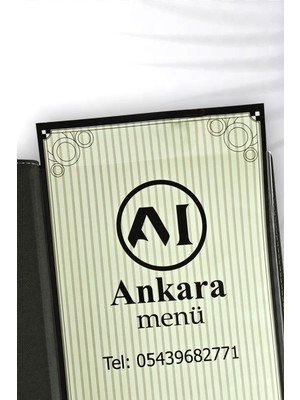 Ankara Menü A4 Menü