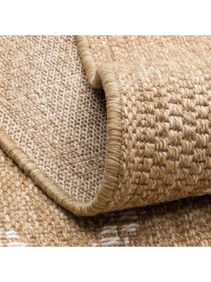 Eko Halı Salda 04 Natural White Jüt Sisal Halı