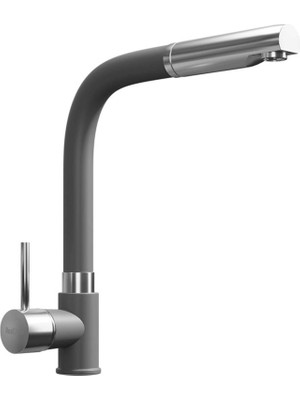 Real Stone Sümela Antrasit Spiralli Eviye Bataryası (BT-SP003A)