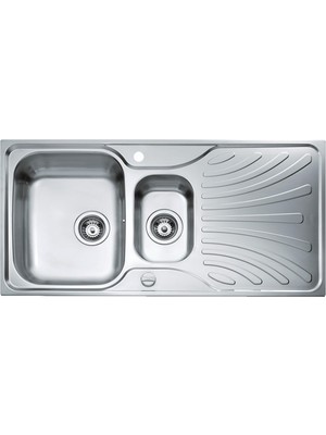 Teka Nerissa 60 B Mikro Keten Dokulu 1,5 Gözlü Sağ Damlalıklı Eviye (TEKA.40109237)