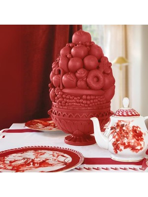Baci Milano Le Rouge Dekoratif Meyve Sepeti 24X28 cm Kırmızı