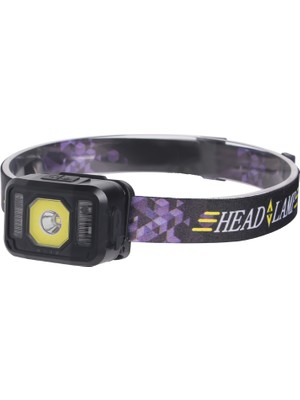 Peakstar PS-024 Pratik Sensörlü Sinyalli Şarjlı Kafa Lambası