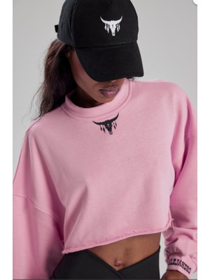 Alejandro Pembe Crop Sweatshirt