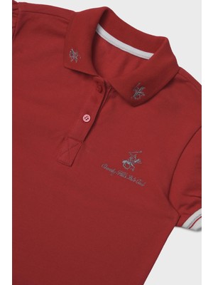 Beverly Hills Polo Club  Kız Çocuk Kırmızı T-Shirt 23SS2BHG529