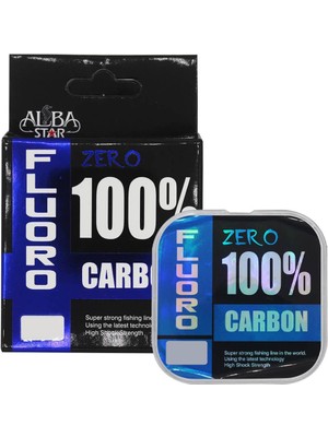 Albastar Zero 0.26 mm 25M %100 Fluorocarbon Misina 4.61 kg Çeker