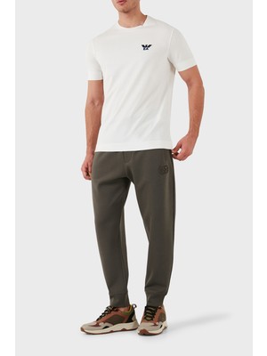 Emporio Armani Slim Fit Pamuklu Logolu Beli Lastikli Cepli Pantolon Erkek Pantolon 8N1PT0 1jhsz 06K0