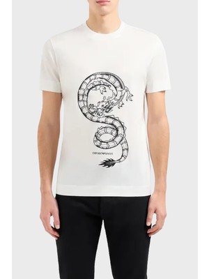 Emporio Armani Pamuklu Slim Fit Bisiklet Yaka T Shirt Erkek T Shirt EM000009 AF10017 M0008