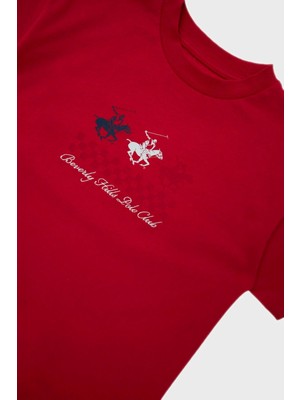 Beverly Hills Polo Club Bg Store Erkek Çocuk Kırmızı T-Shirt 23Ss2Bhb506