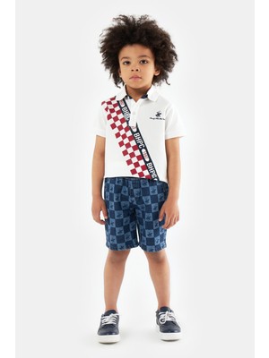 Beverly Hills Polo Club Erkek Çocuk Desenli Şort Standart Kalıp Renkli Cep Var 14 Yaş 23SS2BHB106
