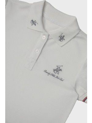 Beverly Hills Polo Club Bg Store Kız Çocuk Beyaz T-Shirt 23Ss2Bhg528