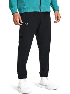 Under Armour Zone Woven Erkek Siyah Basketbol Eşofman Altı 1383401-001