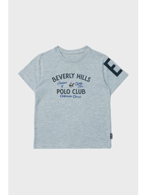 Beverly Hills Polo Club Bg Store Erkek Çocuk Gri T-Shirt 23Ss2Bhb509