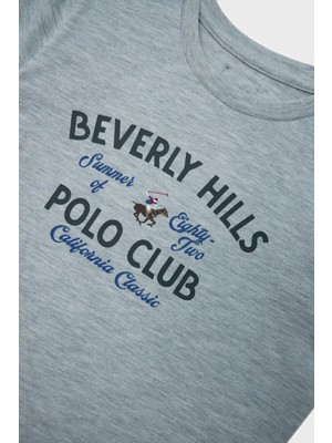 Beverly Hills Polo Club Bg Store Erkek Çocuk Gri T-Shirt 23Ss2Bhb509