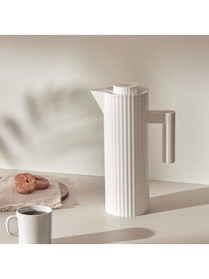 Alessi Plisse Isı Yalıtımlı Sürahi 1 L Beyaz