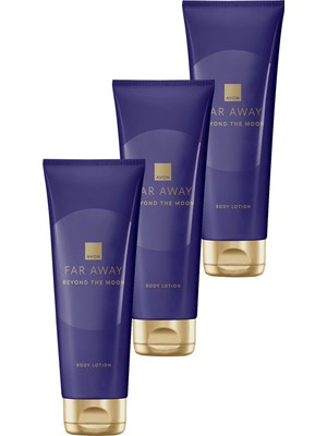 Avon Far Away Beyond The Moon Nemlendirici Vücut Losyonu 125 ml Üçlü Set Kadınlar İçin