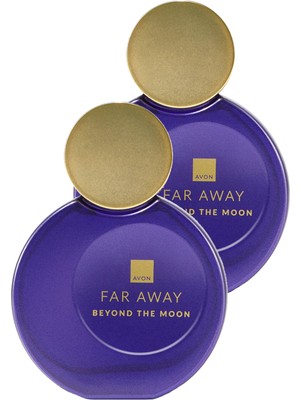 Avon Far Away Beyond The Moon Kadın Parfüm EDP 50 ml Çiçeksi Koku İkili Set