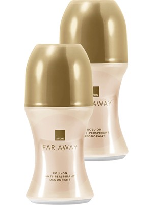 Avon Far Away Kadın Roll-on Deodorant 50 ml Oryantal-Çiçek Koku İkili Set