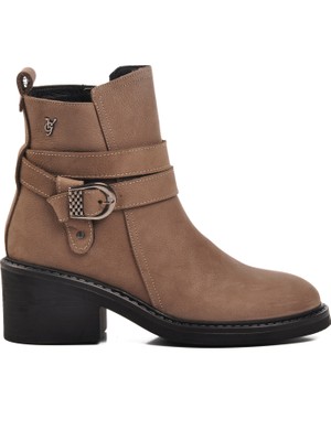 Voyager 9874 Vizon Içi Polarlı  Deri Kadın Bot