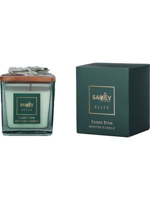 Sarev Elıte Amber Mısk Scented Candle Kokulu Mum