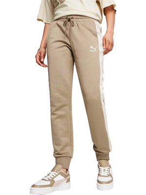 Puma Iconic T7 Track Kadın Bej Antrenman Eşofman Altı 62799567