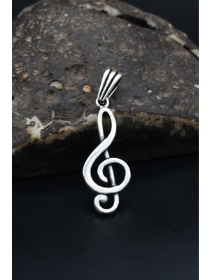 Prestige Gümüş 925 Ayar Gümüş Kolye Ucu Nota Figürlü 901217