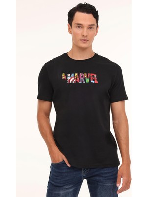 Lumberjack ML MARVEL 11LSN1014 4FX Siyah Erkek Kısa Kol T-Shirt