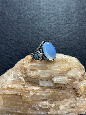 Asteria Jewelry Opal Taşlı Gümüş Yüzük - Doğanın Işıltısını Parmaklarınızda Taşıyın