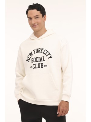 Kinetix ml Mıke 17CTY112 4pr Ekru Erkek Sweatshirt