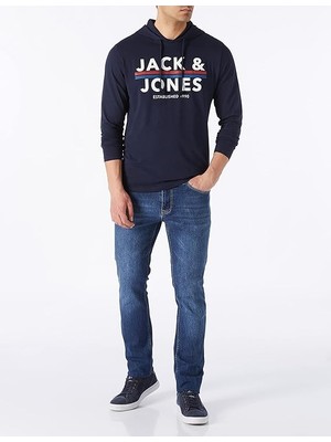 Jack & Jones Jacron Jersey Hood Lw Kapşonlu Sweatshirt