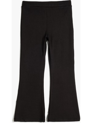 Koton Basic Ispanyol Paça Pantolon Beli Lastikli
